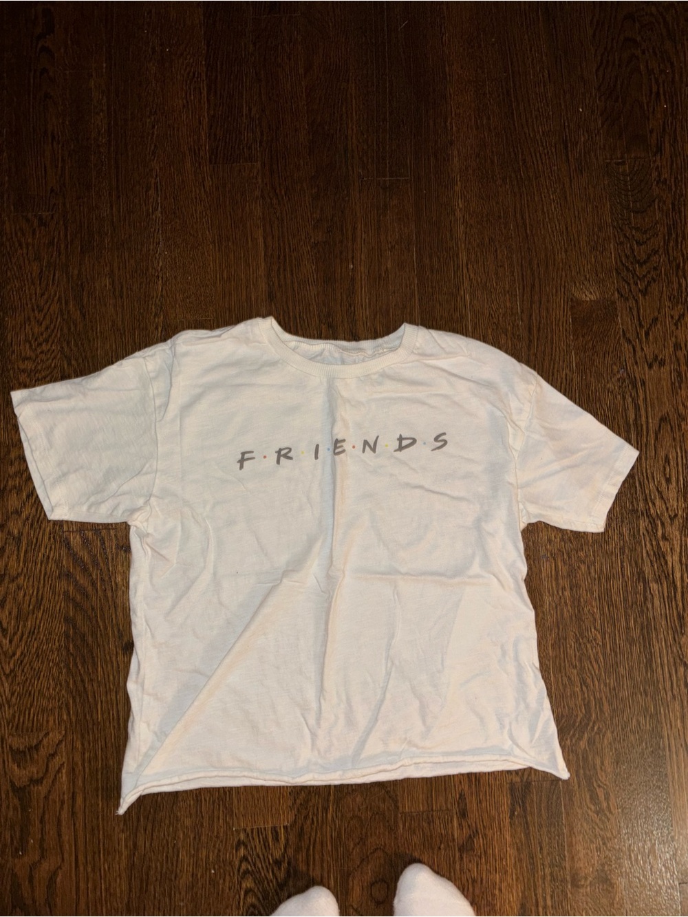 FRIENDS White Short Sleeve Graphic Tee